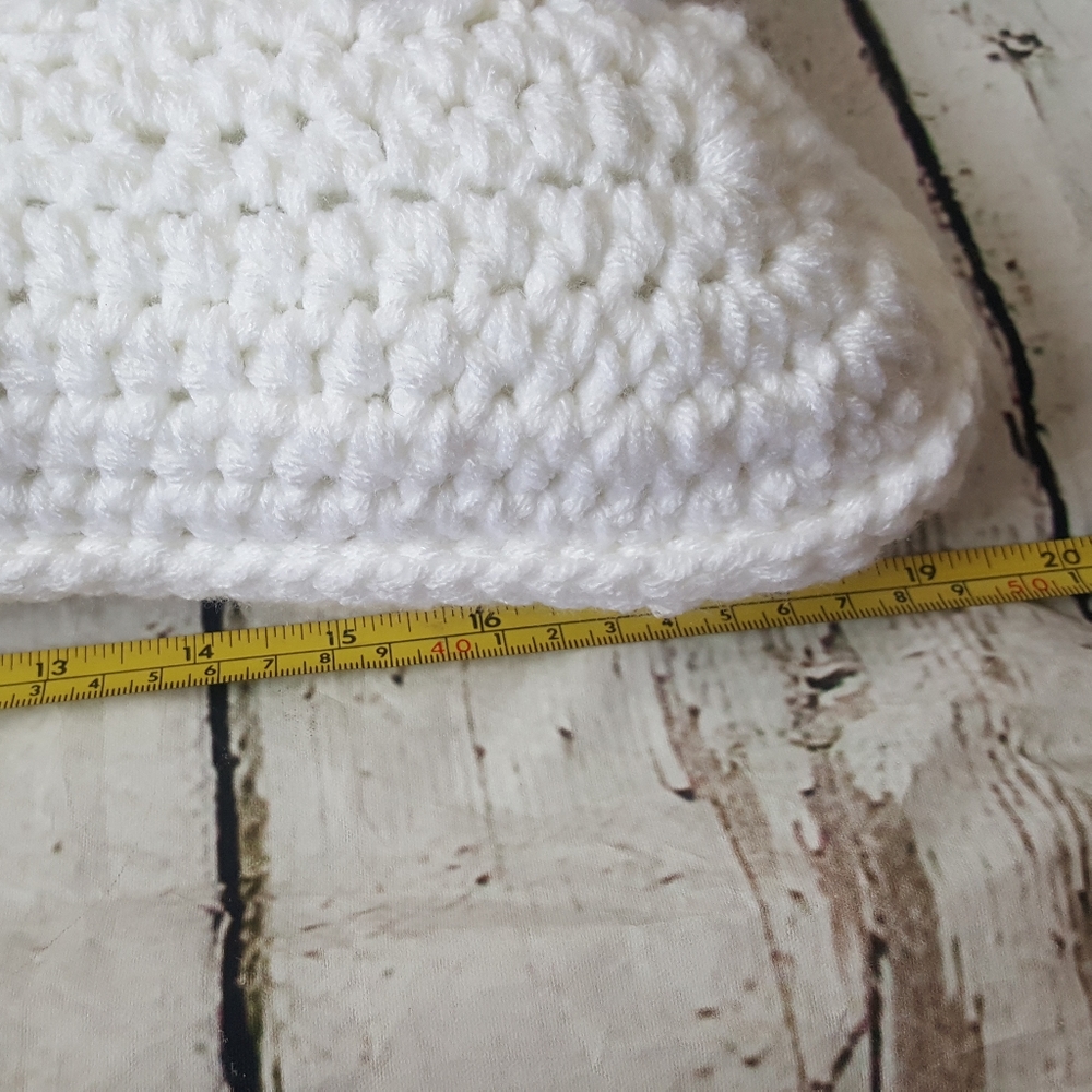 Crochet Rainbow Throw Pillow/Nursery decor - Picture 4 of 16